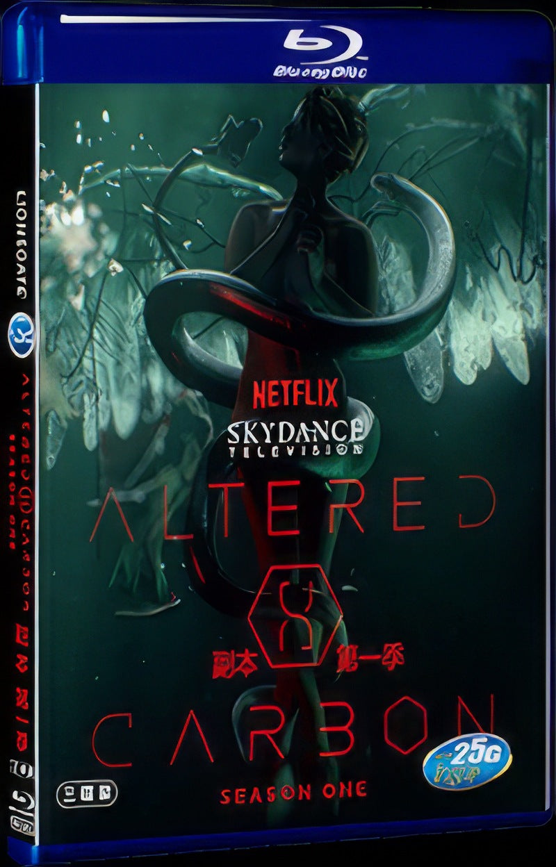 Altered Carbon (2018) Movie 3-Disc Box Set for Gift Collection Blu-ray