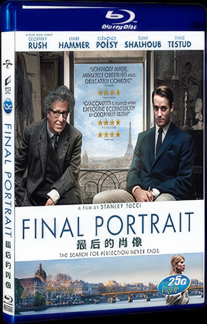 Final Portrait (2017) Movie 1-Disc Box Set for Gift Collection Blu-ray