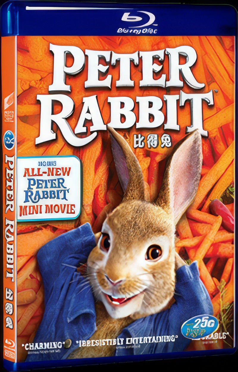 Peter Rabbit (2018) Movie 1-Disc Box Set for Gift Collection Blu-ray