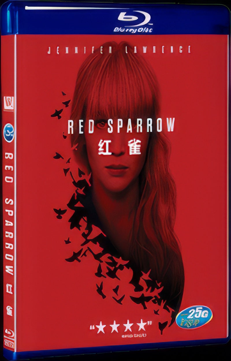Red Sparrow (2018) Movie 1-Disc Box Set for Gift Collection Blu-ray