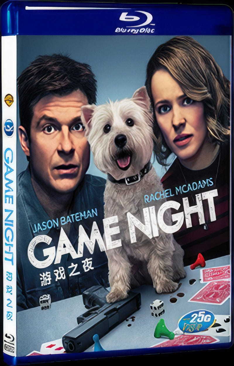 Game Night (2018) Movie 1-Disc Box Set for Gift Collection Blu-ray