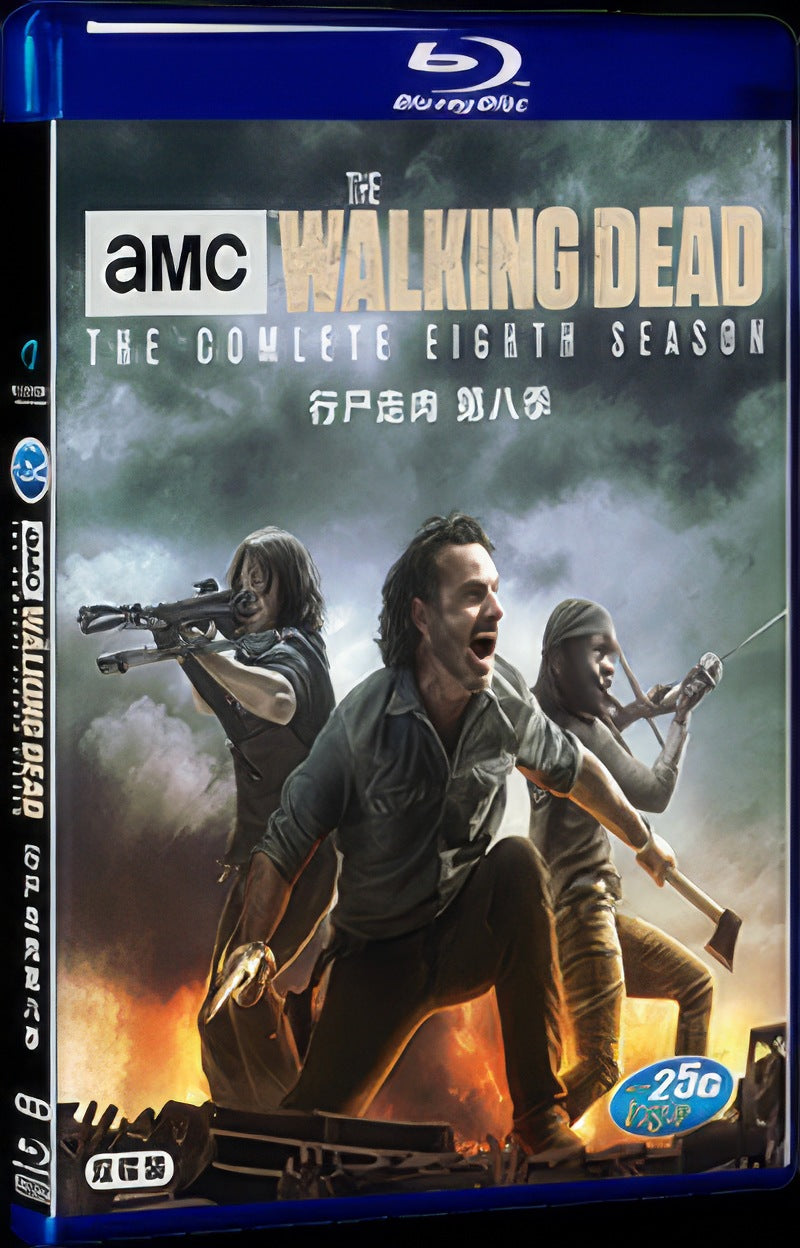The Walking Dead Season 8 (2017) Movie 2-Disc Box Set for Gift Collection Blu-ray
