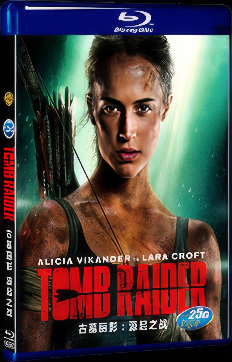 Tomb Raider (2018) Movie 1-Disc Box Set for Gift Collection Blu-ray