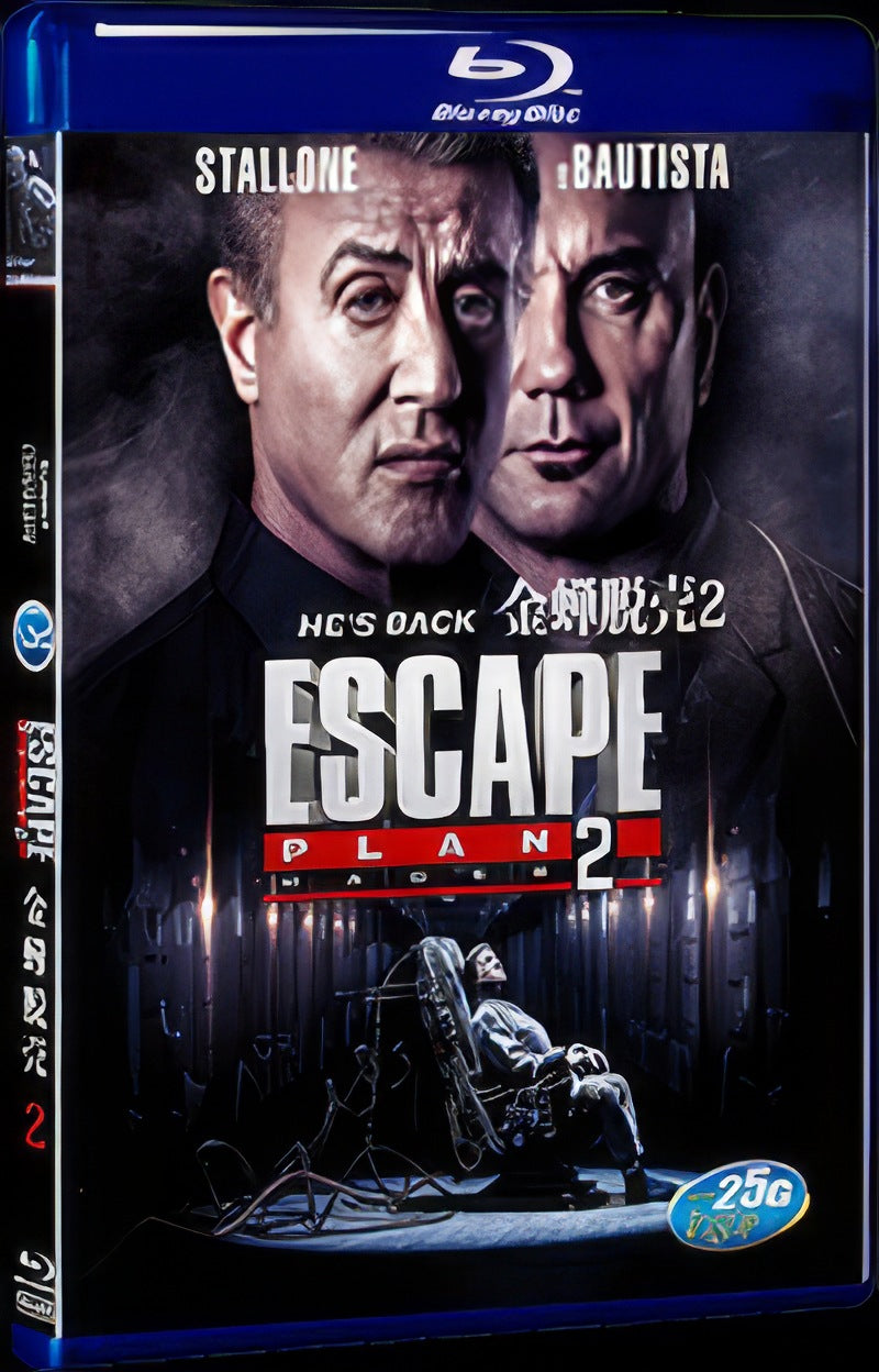 Escape Plan 2: Hades (2018) Movie 1-Disc Box Set for Gift Collection Blu-ray