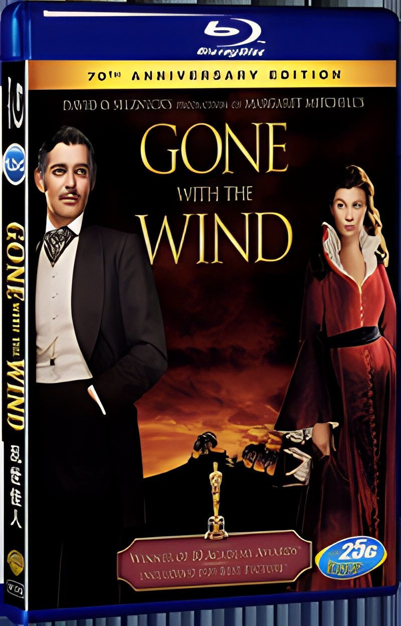 1939 Gone with the Wind/Gone with the Wind 1080P for Gift 1-Disc All RegionPlay Seal Box Blu-ray