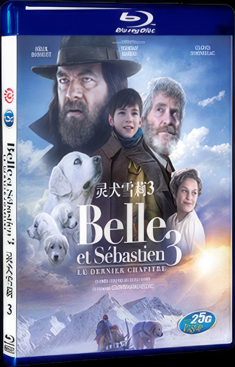 Belle and Sebastian 3 le dernier chapitre‎ (2017) Movie 1-Disc Box Set for Gift Collection Blu-ray