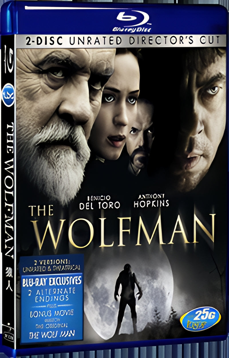 2010 Thewolfman 1080P for Gift 1-Disc All RegionPlay Seal Box Blu-ray
