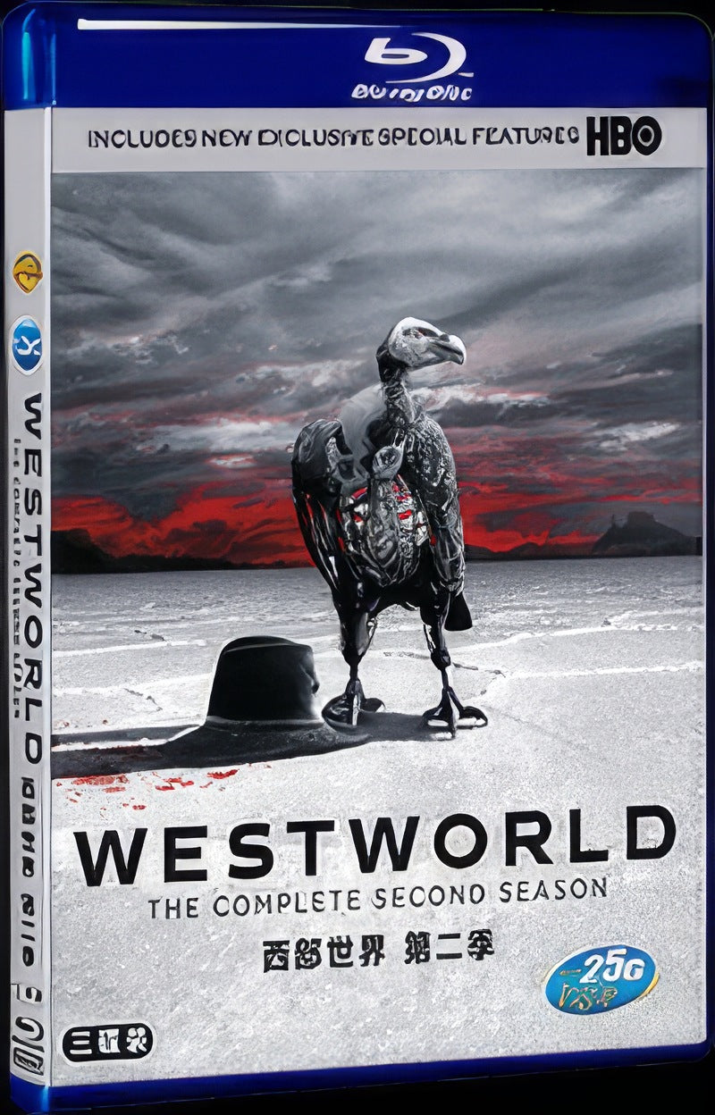 Westworld Season 2 (2018) Movie 3-Disc Box Set for Gift Collection Blu-ray