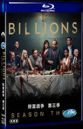 Billions Season 3 (2018) Movie 2-Disc Box Set for Gift Collection Blu-ray