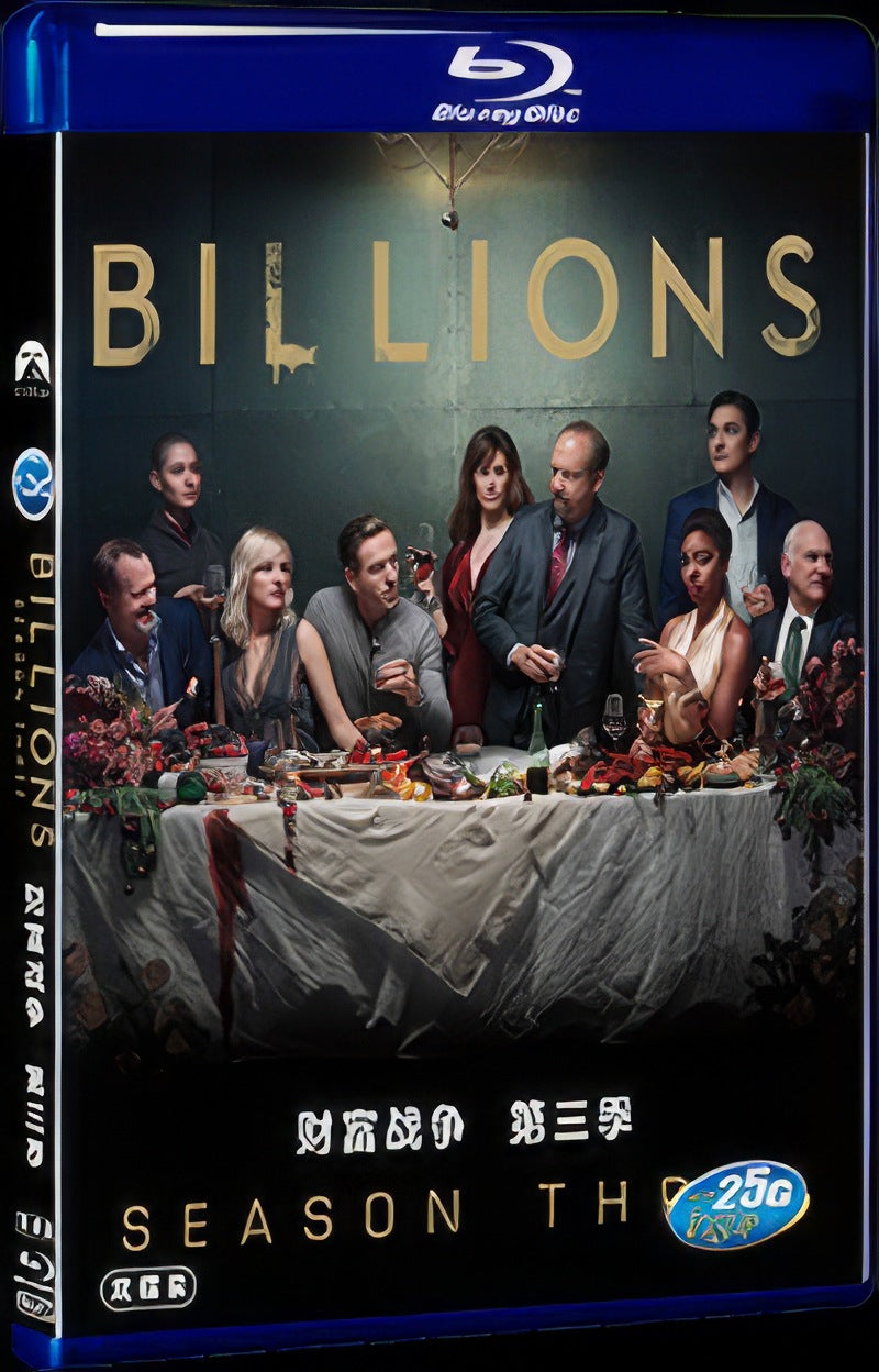 Billions Season 3 (2018) Movie 2-Disc Box Set for Gift Collection Blu-ray