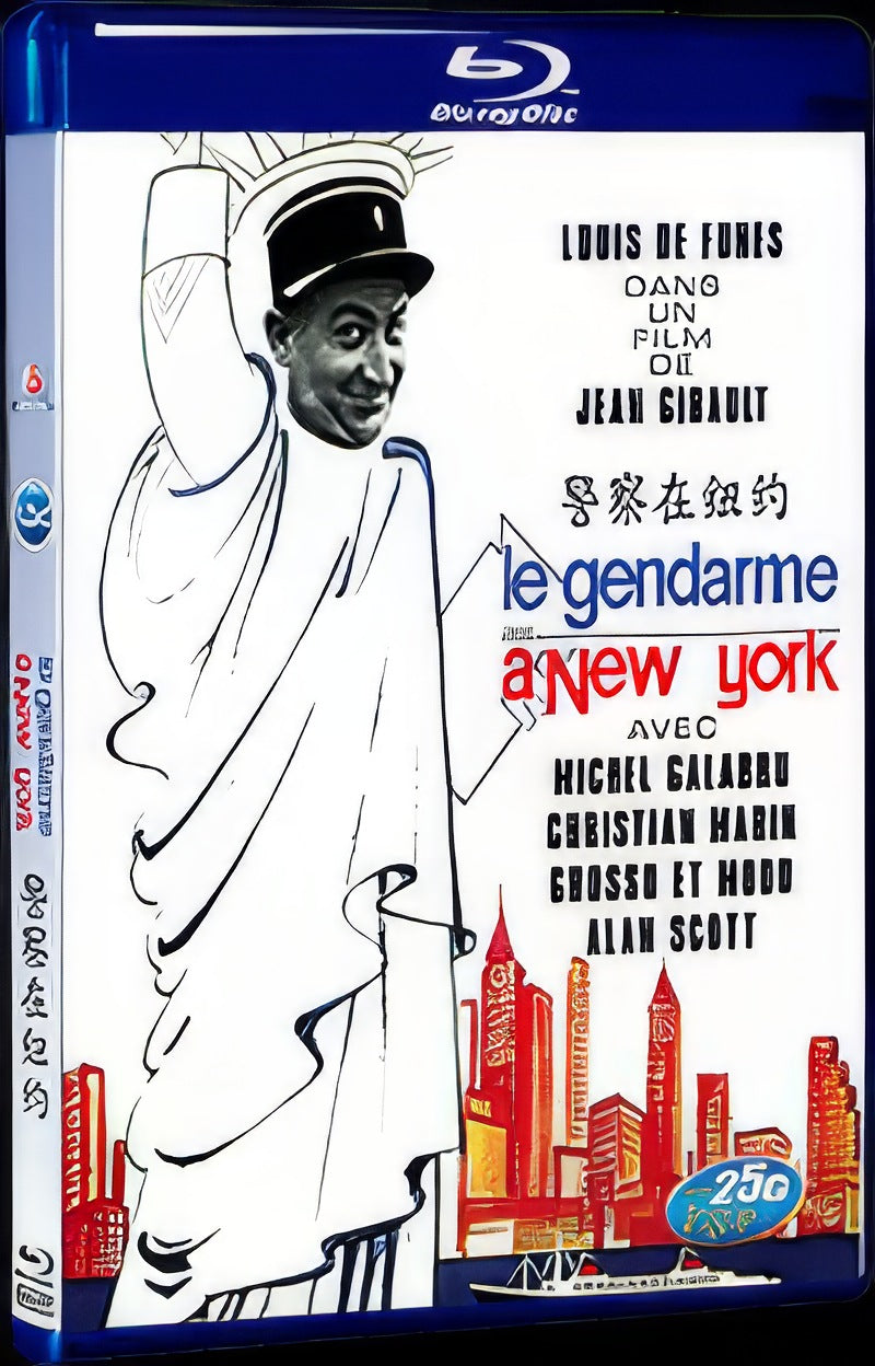 The Gendarme in New York (1965) Movie 1-Disc Box Set for Gift Collection Blu-ray