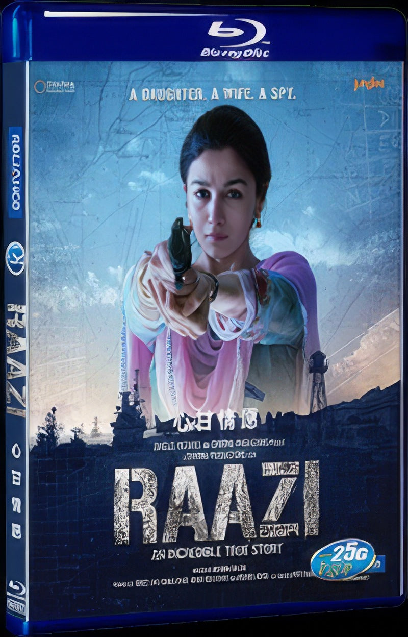Raazi (2018) Movie 1-Disc Box Set for Gift Collection Blu-ray