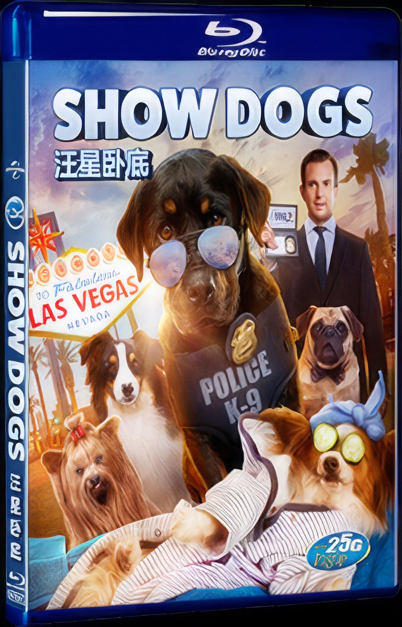 Show Dogs (2018) Movie 1-Disc Box Set for Gift Collection Blu-ray