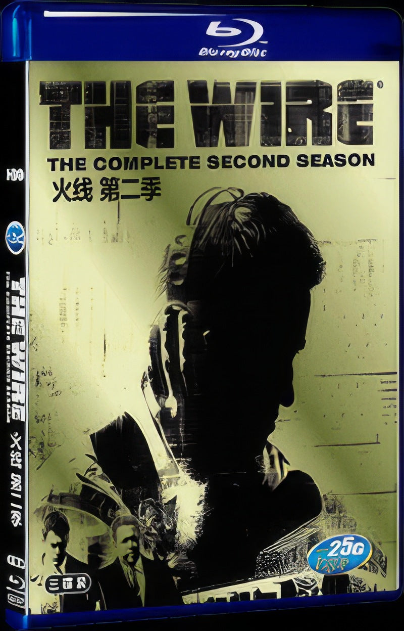 The Wire Season 2 (2003) Movie 3-Disc Box Set for Gift Collection DVD Blu-ray
