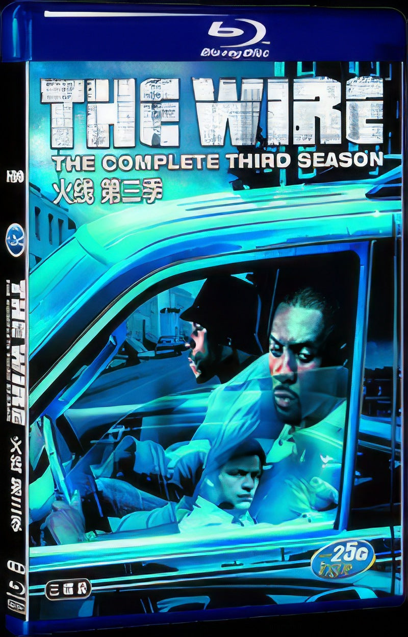The Wire Season 3 (2004) Movie 3-Disc Box Set for Gift Collection Blu-ray