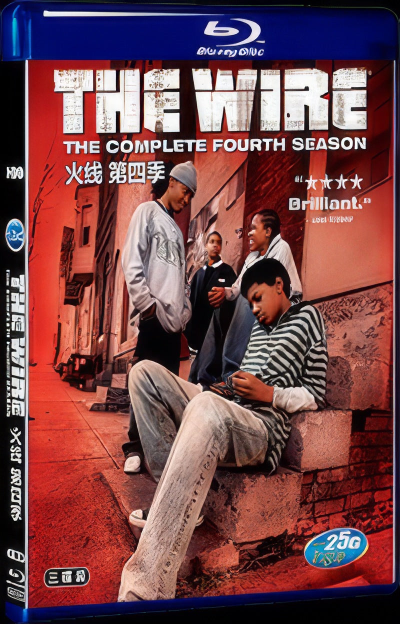 The Wire Season 4 (2006) Movie 3-Disc Box Set for Gift Collection Blu-ray
