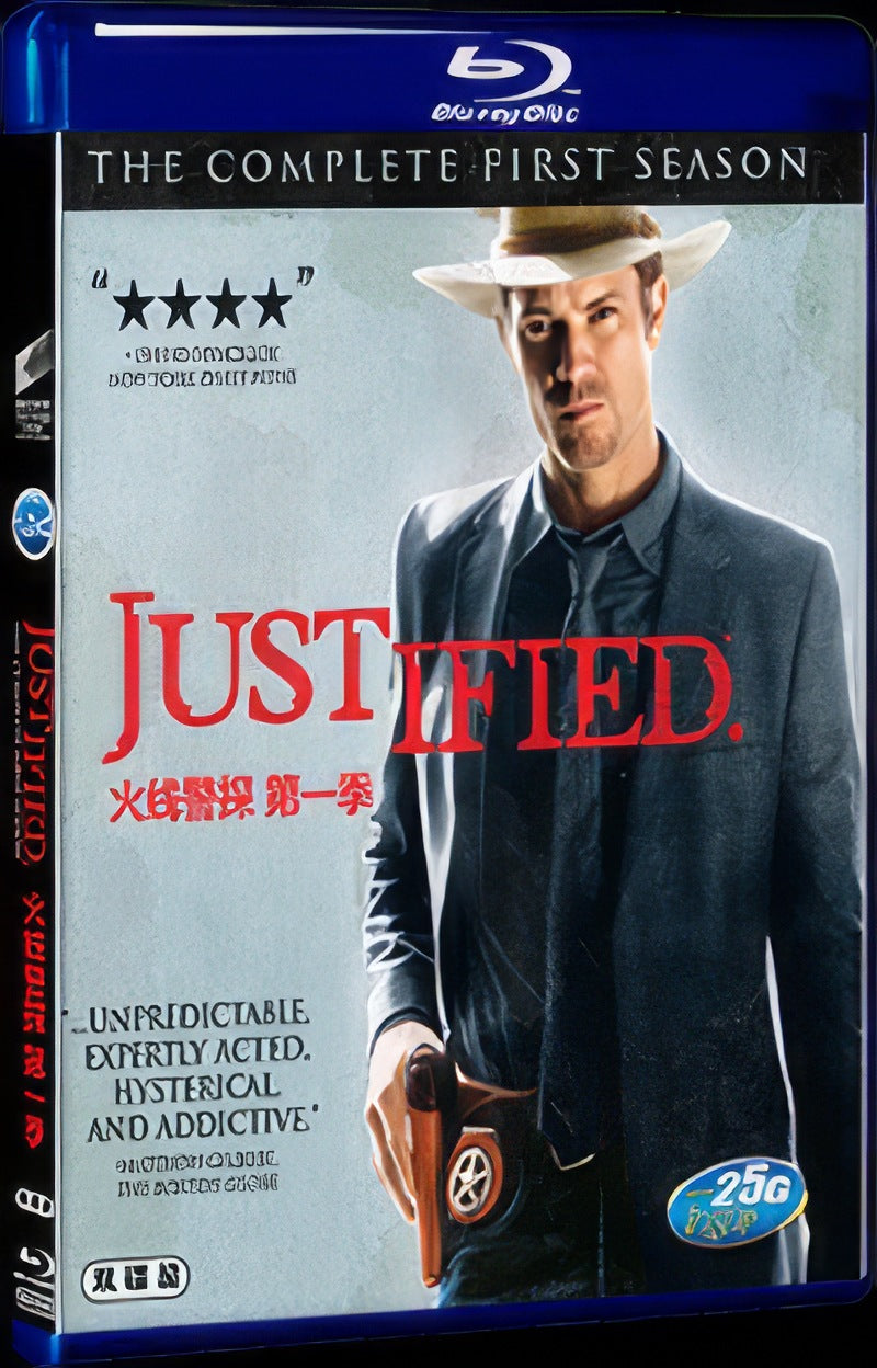 Justified Season 1 (2010) Movie 2-Disc Box Set for Gift Collection Blu-ray