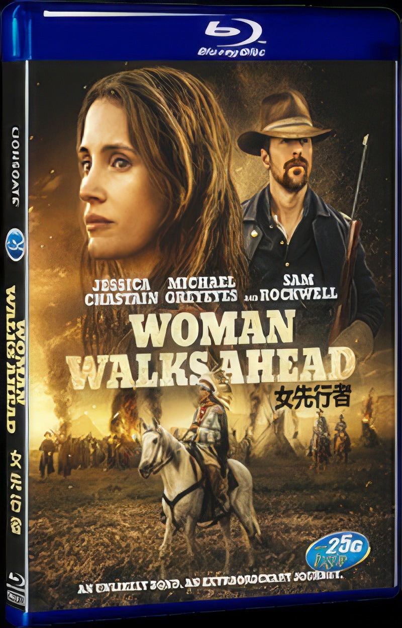 Woman Walks Ahead (2017) Movie 1-Disc Box Set for Gift Collection Blu-ray