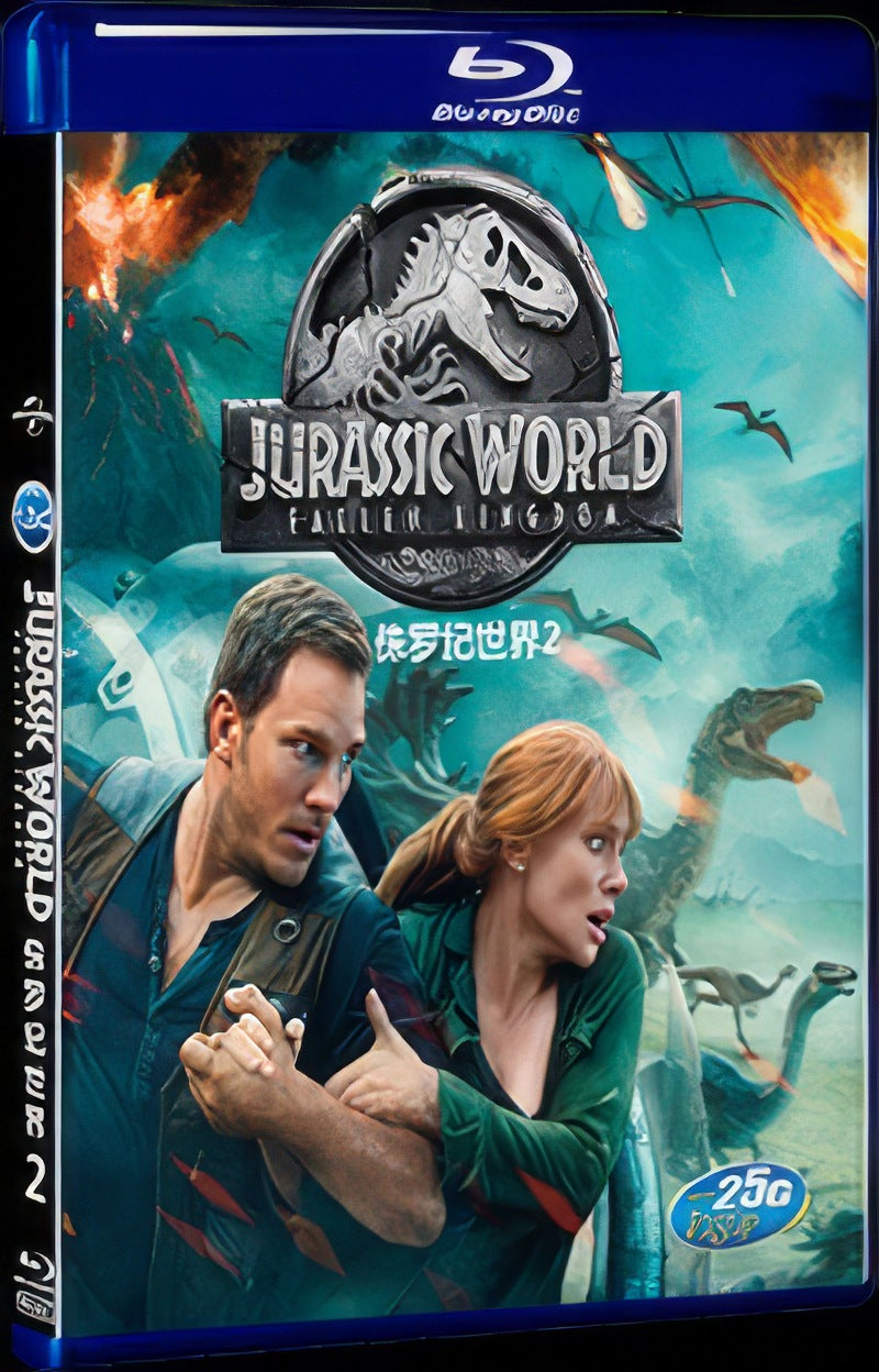 Jurassic World: Fallen Kingdom (2018) Movie 1-Disc Box Set for Gift Collection Blu-ray