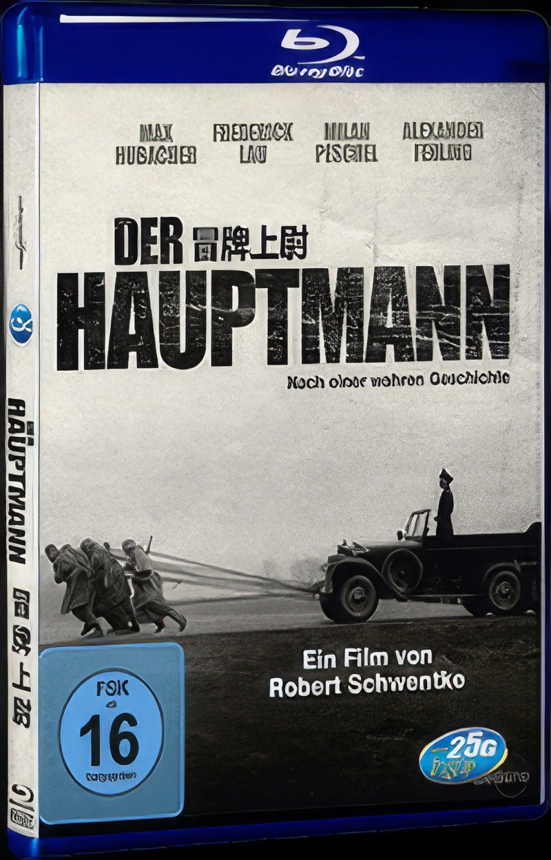 Der Hauptmann (2017) Movie 1-Disc Box Set for Gift Collection Blu-ray