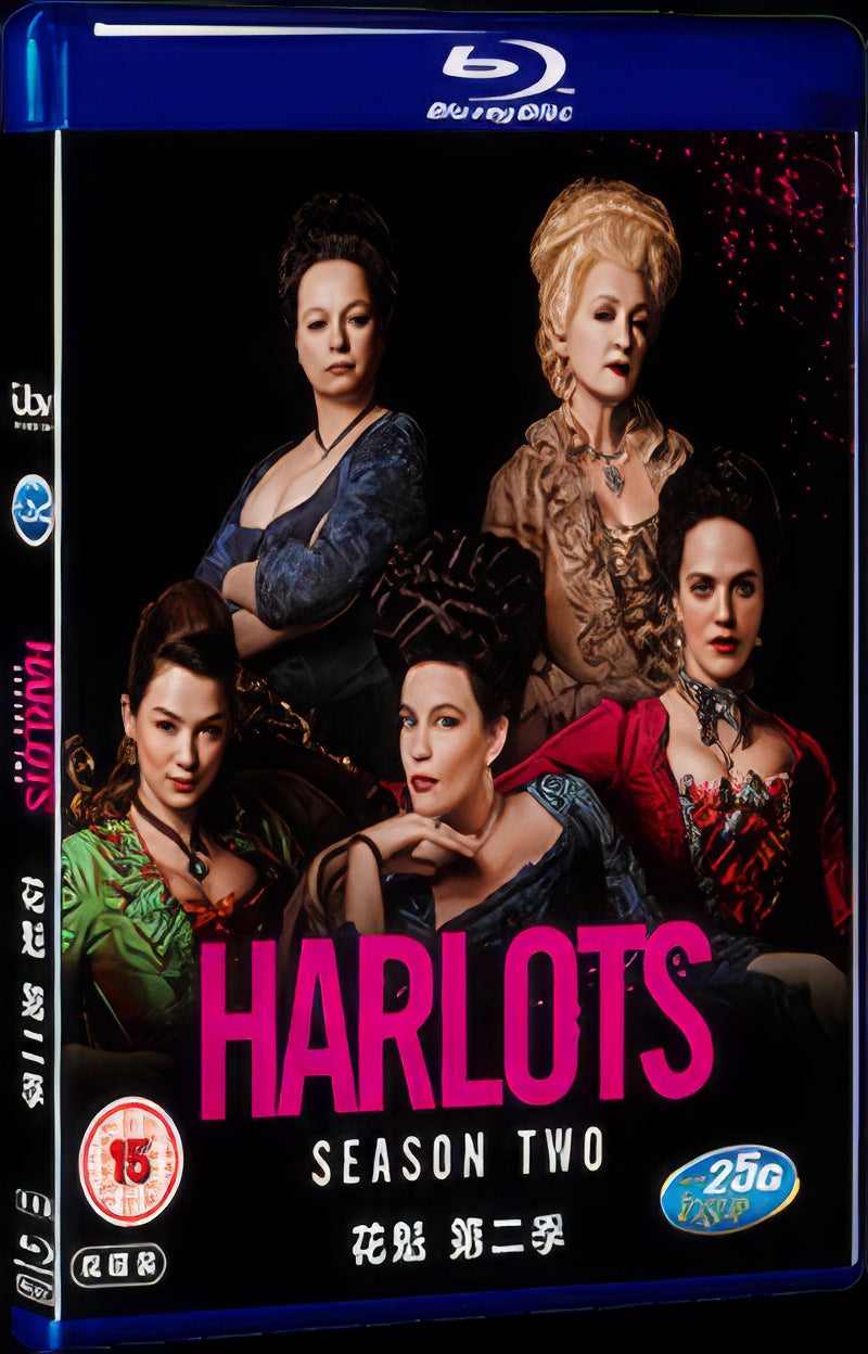 Harlots Season 1 (2017) Movie 2-Disc Box Set for Gift Collection Blu-ray