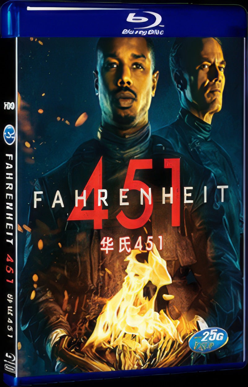 Fahrenheit 451 (2018) Movie 1-Disc Box Set for Gift Collection Blu-ray