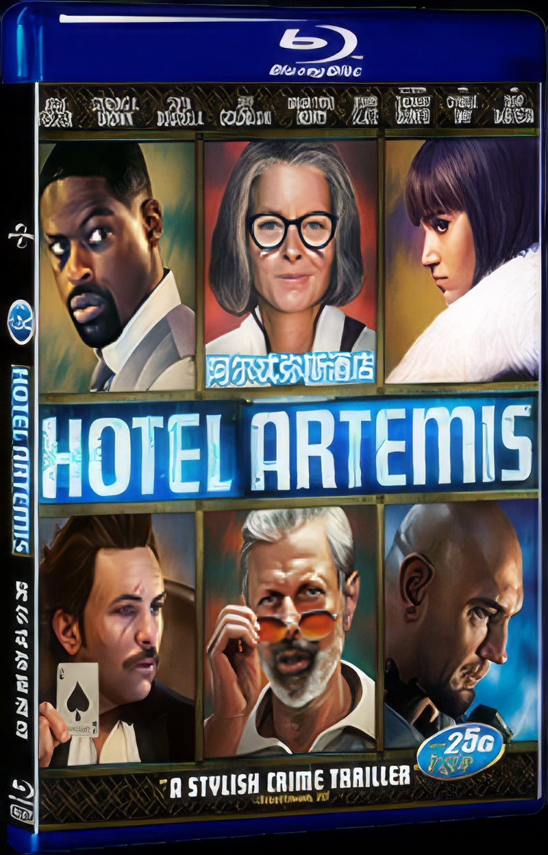 Hotel Artemis (2018) Movie 1-Disc Box Set for Gift Collection Blu-ray