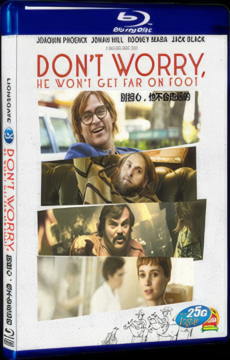 Don't Worry He Won't Get Far on Foot‎ (2018) Movie 1-Disc Box Set for Gift Collection Blu-ray