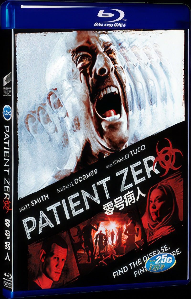 Patient Zero (2018) Movie 1-Disc Box Set for Gift Collection Blu-ray