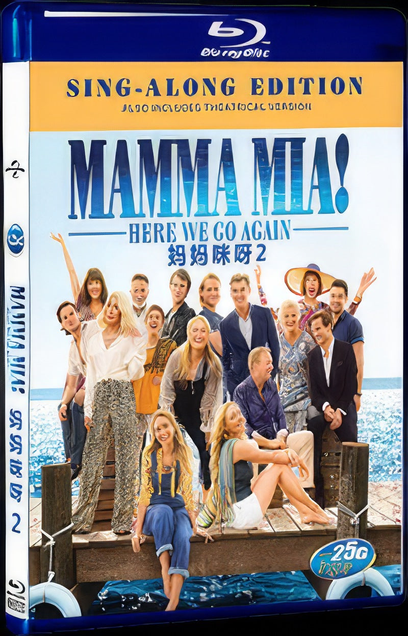 Mamma Mia! Here We Go Again (2018) Movie 1-Disc Box Set for Gift Collection Blu-ray