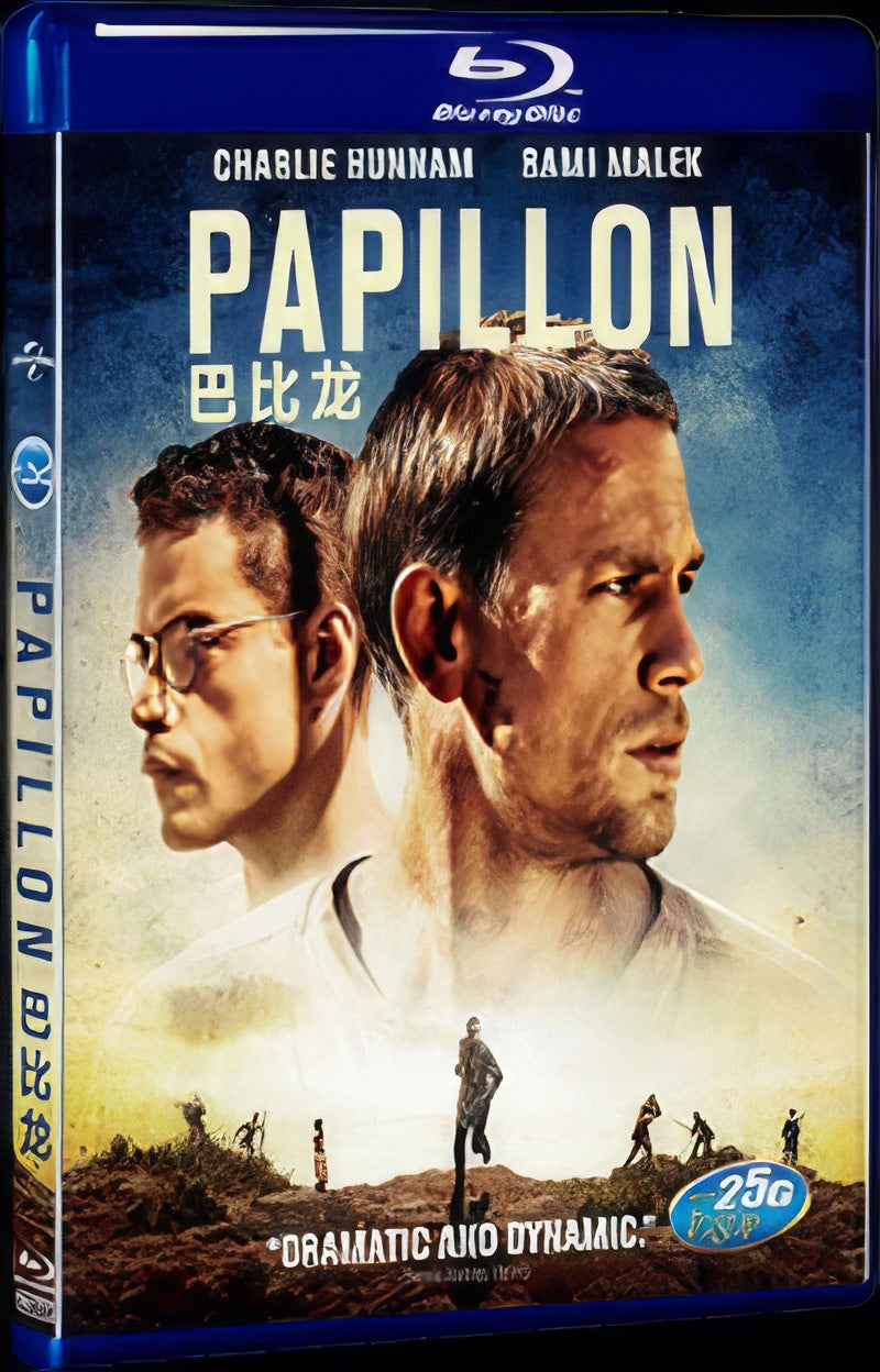 Papillon (2017) Movie 1-Disc Box Set for Gift Collection Blu-ray