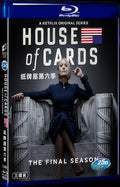 House of Cards Season6 (2018) Movie 3-Disc Box Set for Gift Collection Blu-ray