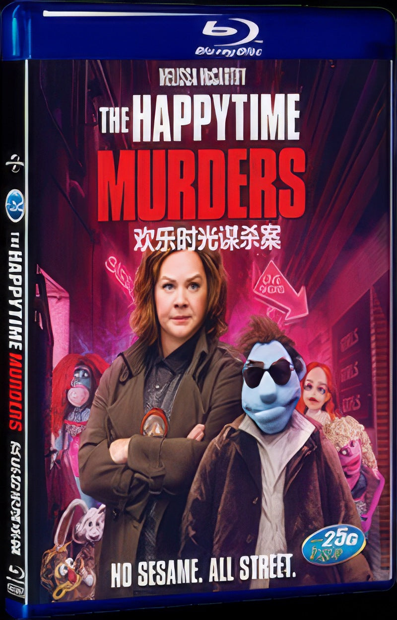 The Happytime Murders (2018) Movie 1-Disc Box Set for Gift Collection Blu-ray