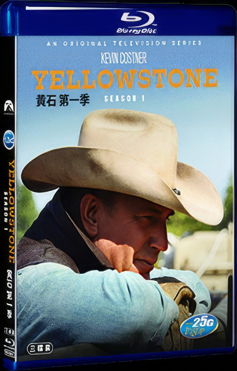 Yellowstone Season 1 (2018) Movie 3-Disc Box Set for Gift Collection Blu-ray