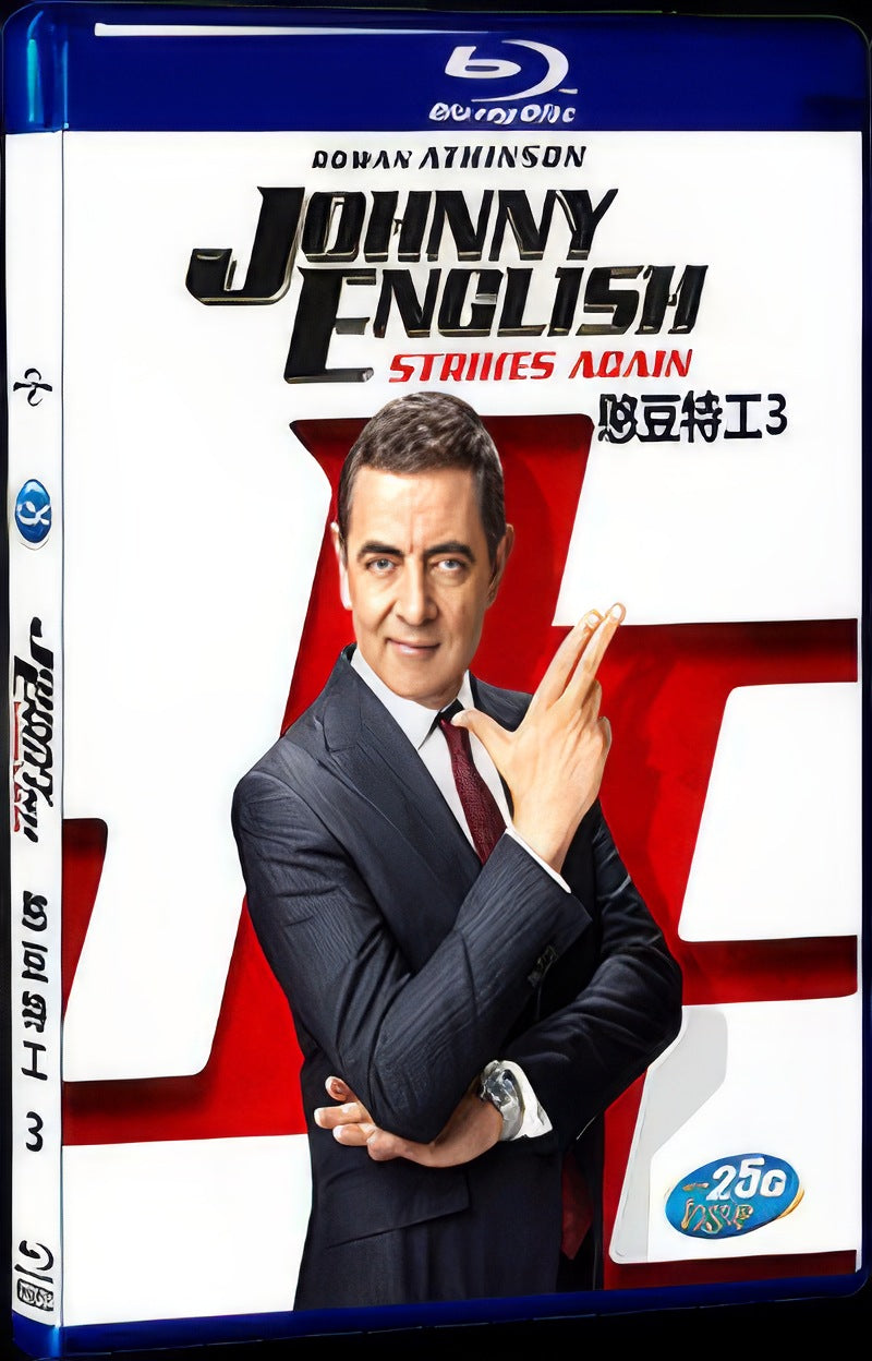 Johnny English Strikes Again (2018) Movie 1-Disc Box Set for Gift Collection Blu-ray