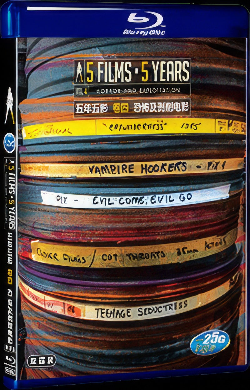 2017 5 Films 5 Years Volume #4 - Horror and Exploitation Movie 2-Disc Box Set for Gift Collection Blu-ray