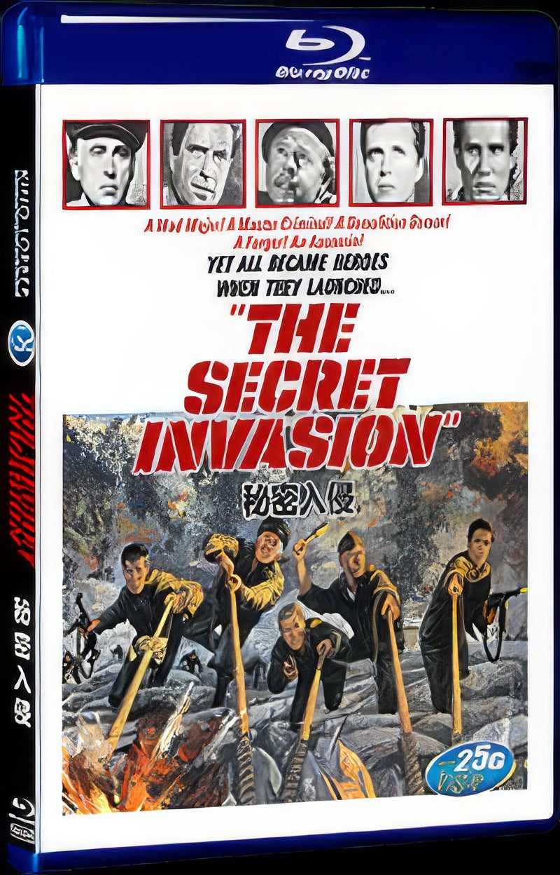 The Secret Invasion (1964) Movie 1-Disc Box Set for Gift Collection Blu-ray