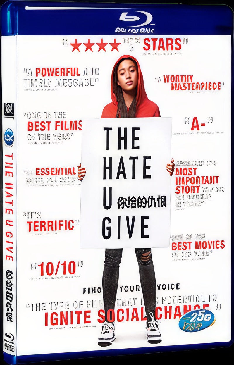 The Hate U Give (2018) Movie 1-Disc Box Set for Gift Collection Blu-ray