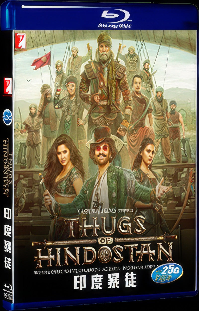 Thugs of Hindostan (2018) Movie 1-Disc Box Set for Gift Collection Blu-ray