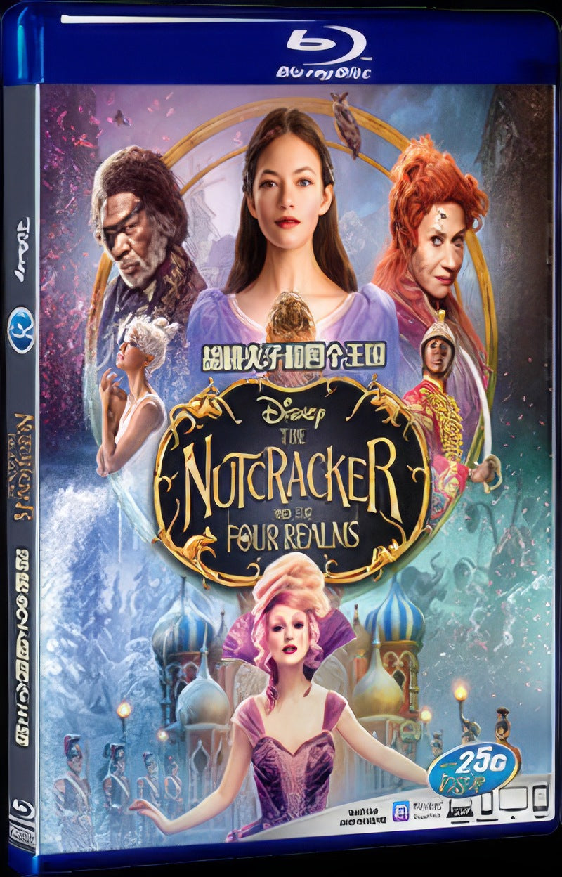 The Nutcracker And The Four Realms (2018) Movie 1-Disc Box Set for Gift Collection Blu-ray