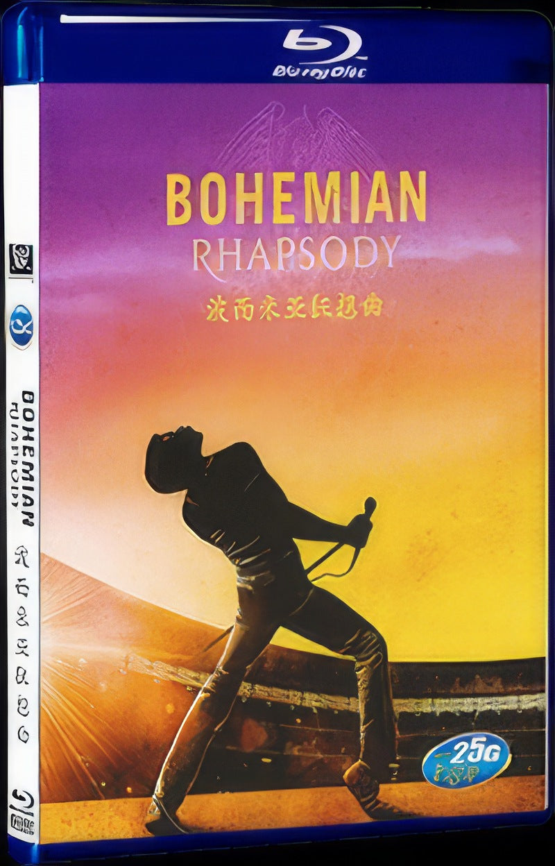 Bohemian Rhapsody (2018) Movie 1-Disc Box Set for Gift Collection Blu-ray
