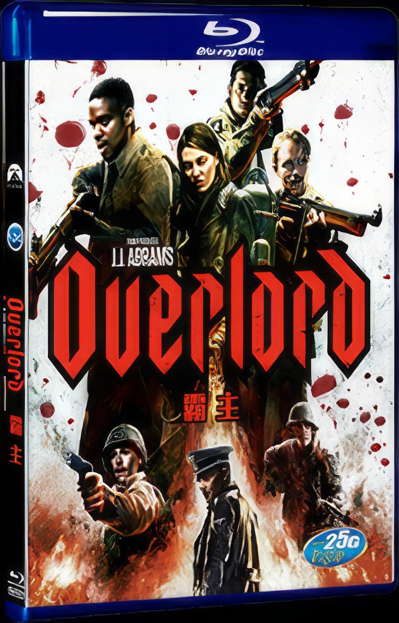 Overlord (2018) Movie 1-Disc Box Set for Gift Collection Blu-ray