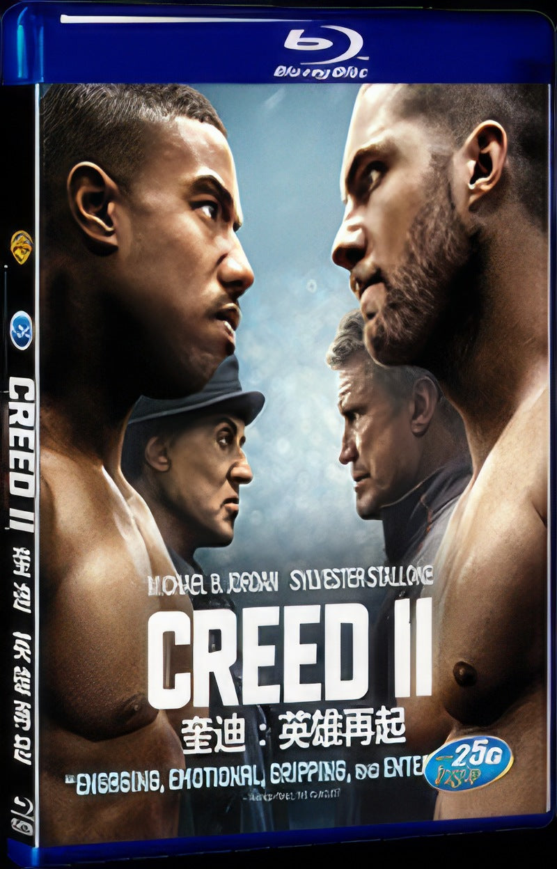 Creed II (2018) Movie 1-Disc Box Set for Gift Collection Blu-ray