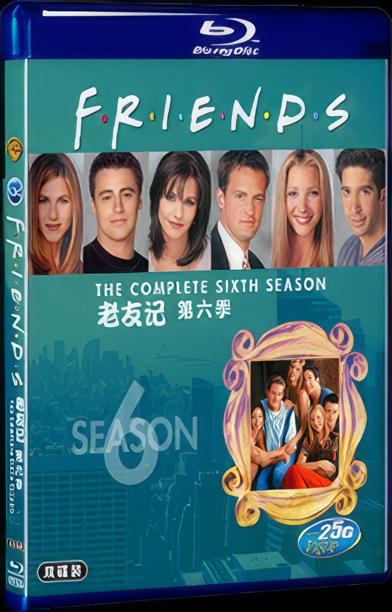 1999 Friends Season 6 Movie 2-Disc Box Set for Gift Collection Blu-ray