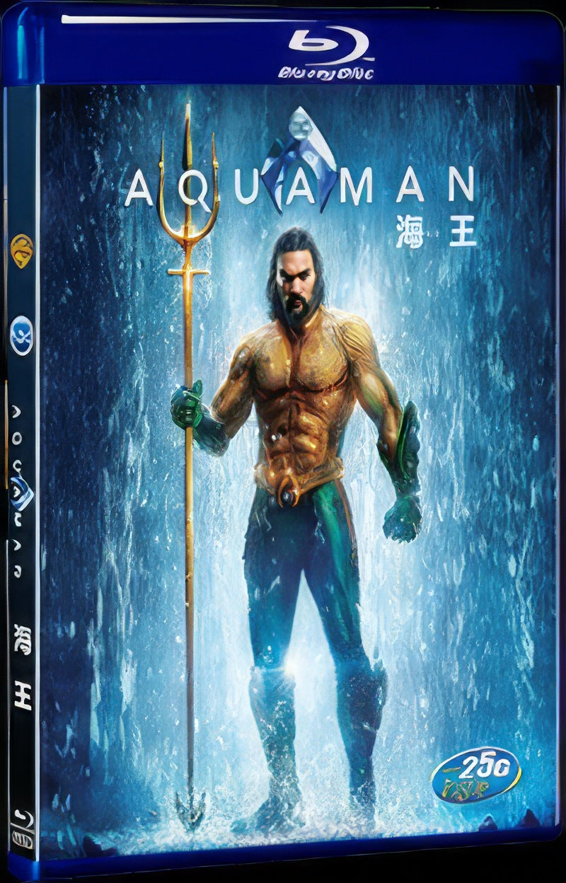Aquaman (2018) Movie 1-Disc Box Set for Gift Collection Blu-ray