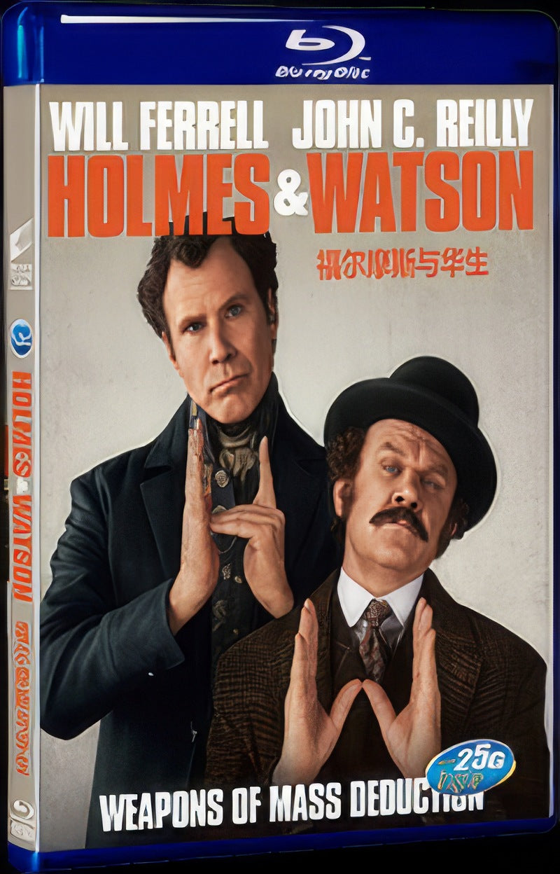 Holmes and Watson (2018) Movie 1-Disc Box Set for Gift Collection Blu-ray