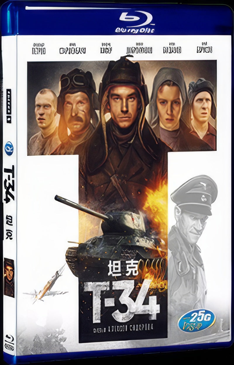 T-34 (2018) Movie 1-Disc Box Set for Gift Collection Blu-ray
