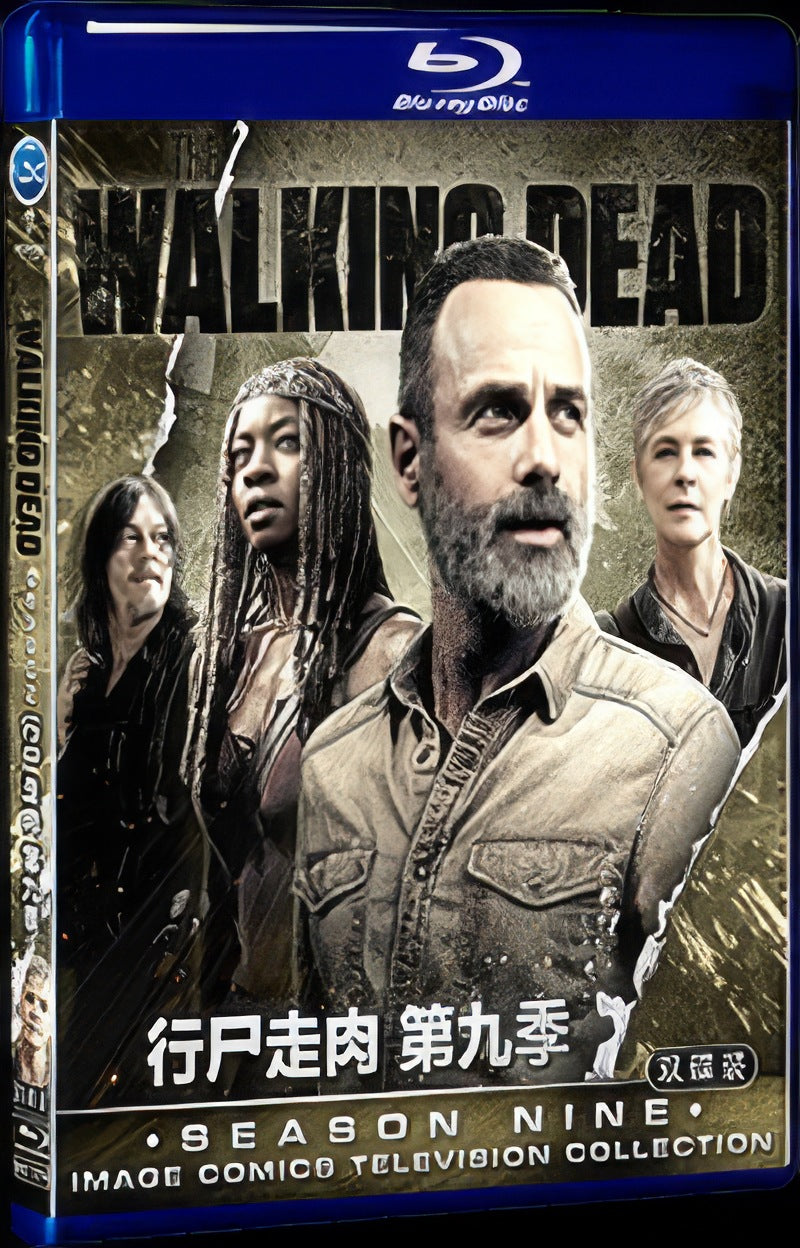 The Walking Dead Season 9 (2018) Movie 4-Disc Box Set for Gift Collection Blu-ray