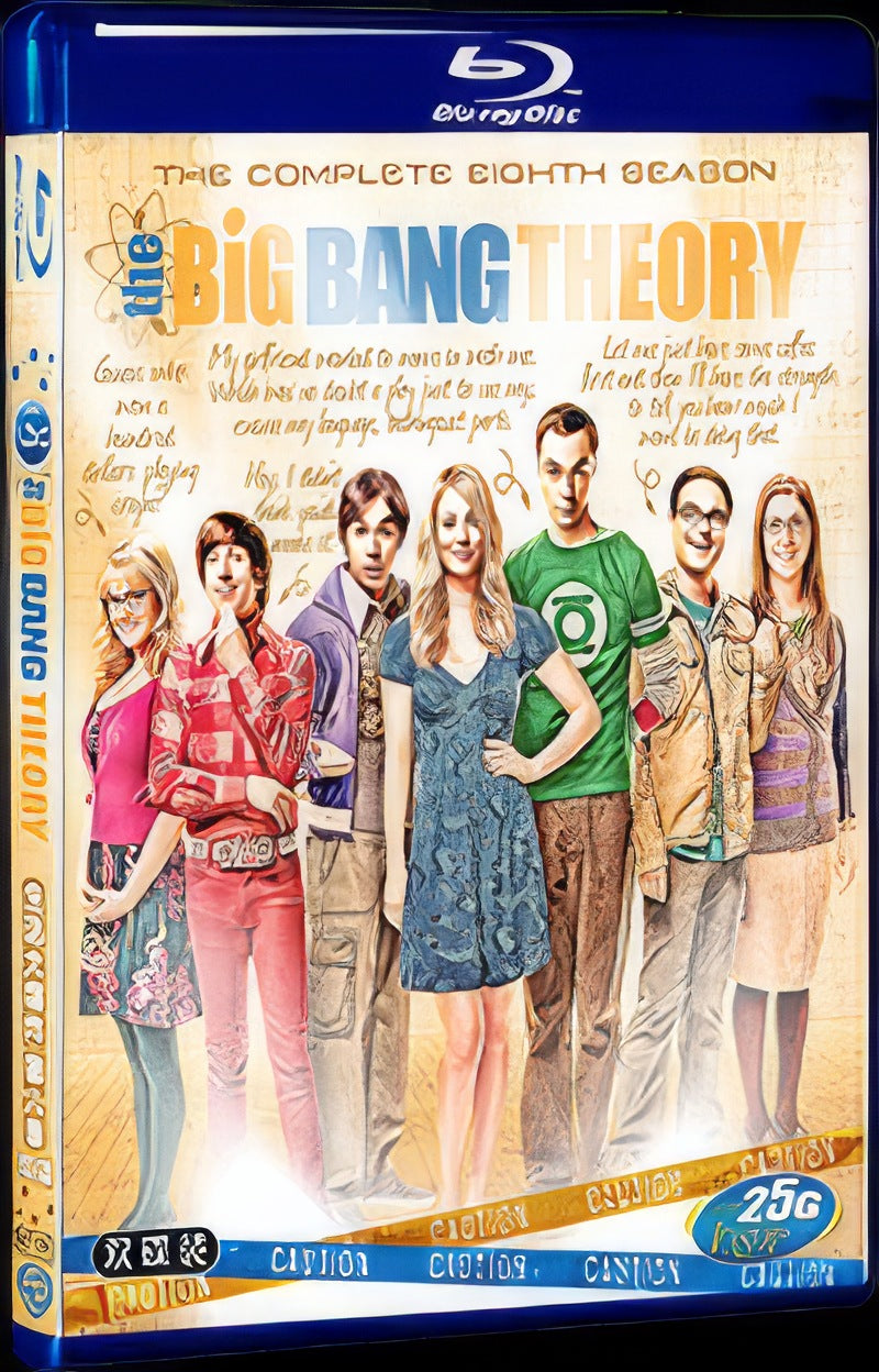 The Big Bang Theory Season 8 (2014) Movie 2-Disc Box Set for Gift Collection Blu-ray