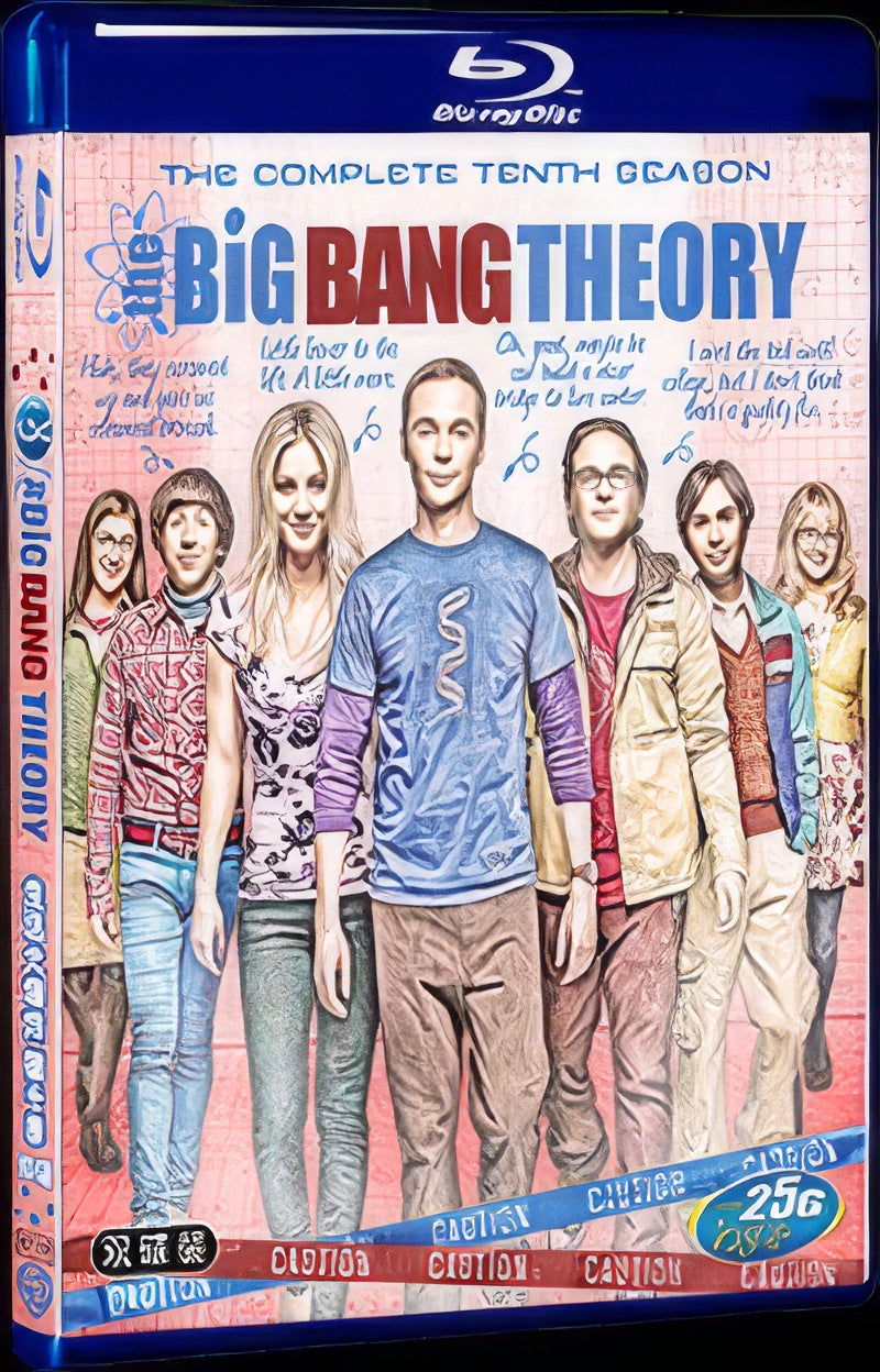 The Big Bang Theory Season 10 (2016) Movie 2-Disc Box Set for Gift Collection Blu-ray